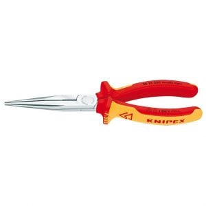 Knipex 2616200 8” 200mm Electrician’s 1000V Insulated Snipe Nose Side Stork Beak Pliers VDE '2616200'