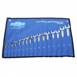 888 Tools T810016 by SP Tools 16 Piece Metric ROE Spanner Set 6mm - 24mm 'T810016'