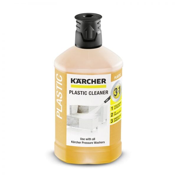 Karcher 6.295-758.0 Plastic Cleaner Detergent 3-IN-1, 1 Litre