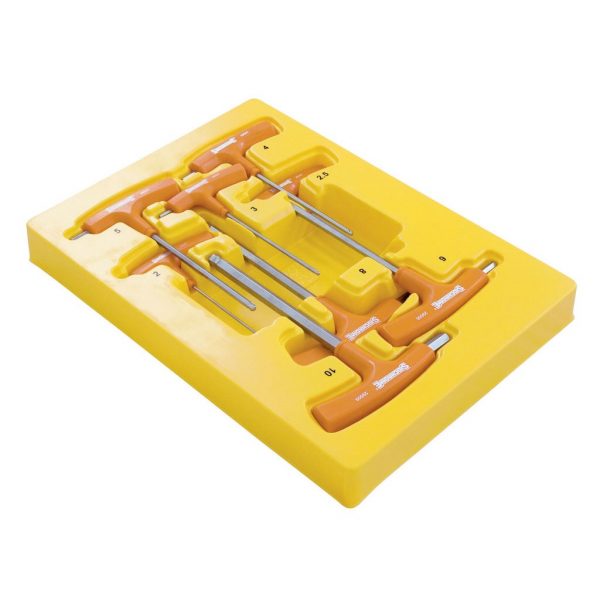 Sidchrome SCMT29550 8 Piece T-Handle Hex Key Set – Metric