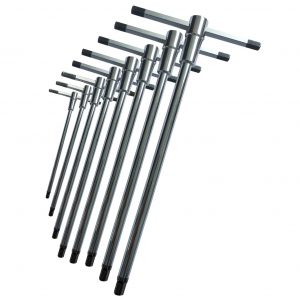 SP Tools SP34710 8 Piece Metric Sliding T-Handle Hex Key Set