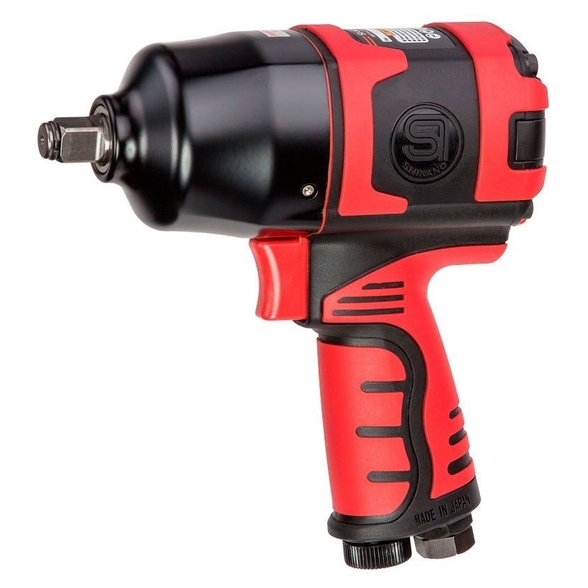 Shinano SI1490B Pneumatic Air 1/2" Square Drive Impact Wrench 850Nm