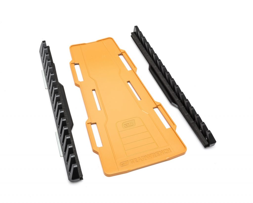 GEARWRENCH 83121 2 Piece 16 Slot Reversible Spanner / Wrench Rack Accessories, New Products