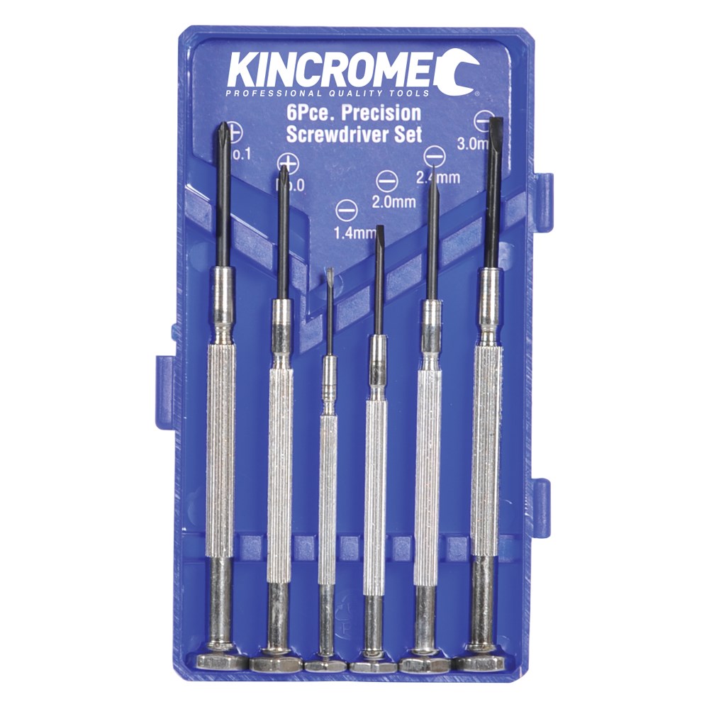 Kincrome 16066C Precision Screwdriver Set 6 Piece Screwdrivers