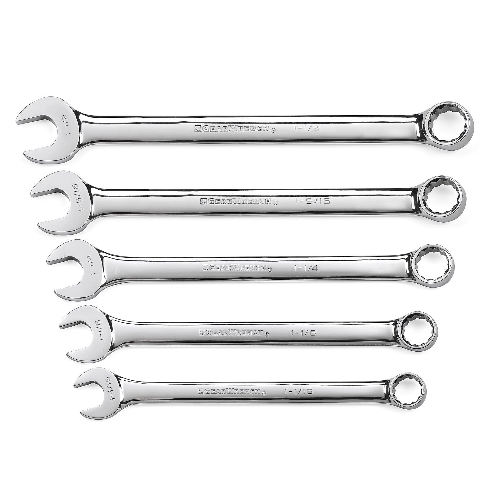 81749 GearWrench 1-5//16/" Full Polish Combination Wrench