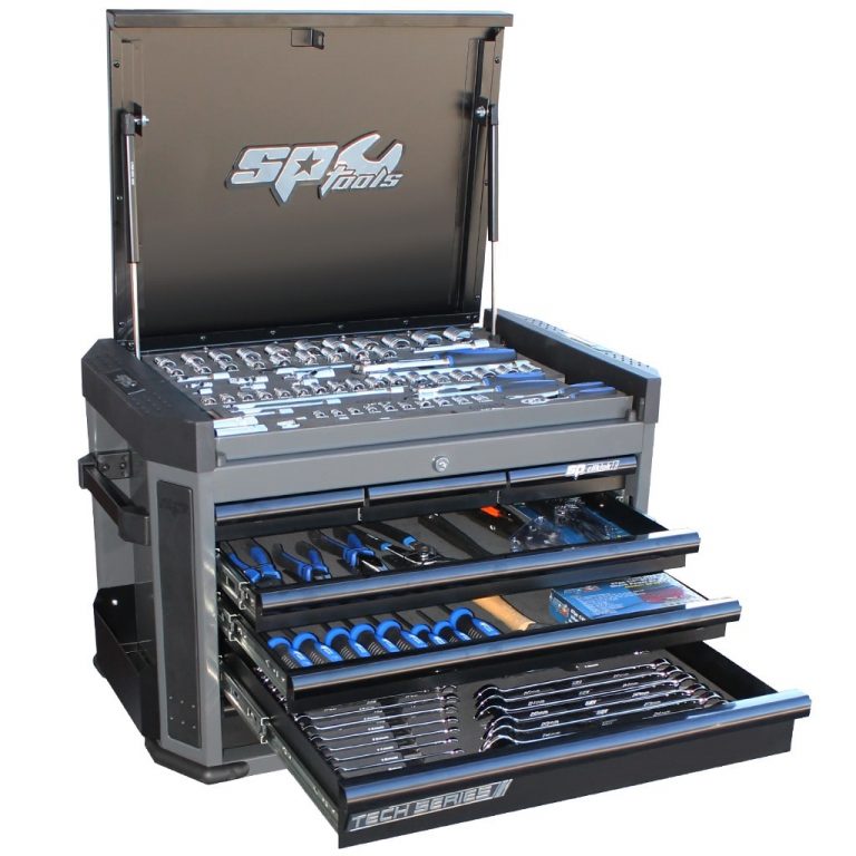 SP Tools SP50033D Tech Series Chest Tool Kit 212 Piece Metric Only