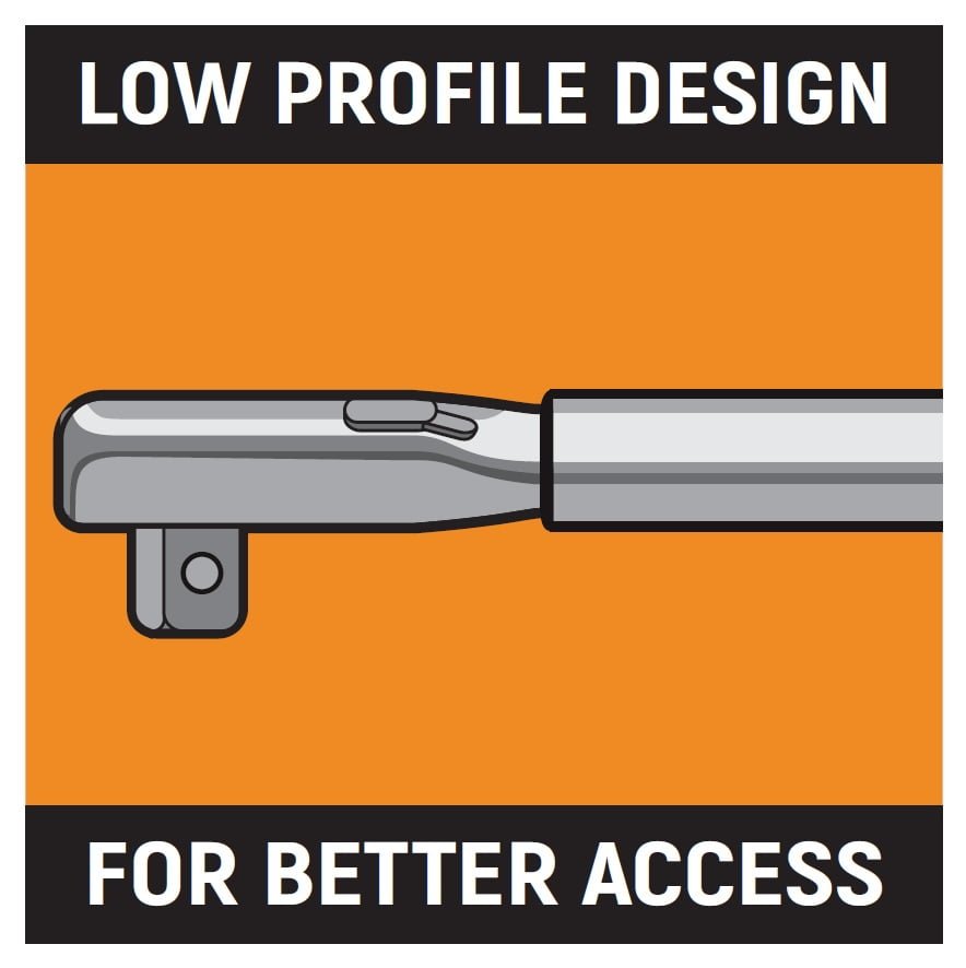 GEARWRENCH 85181 1/2″ Square Drive 120XP™ Micrometer Torque Wrench 40.67Nm – 338.95Nm (30-250Ft/Lbs) - Image 10