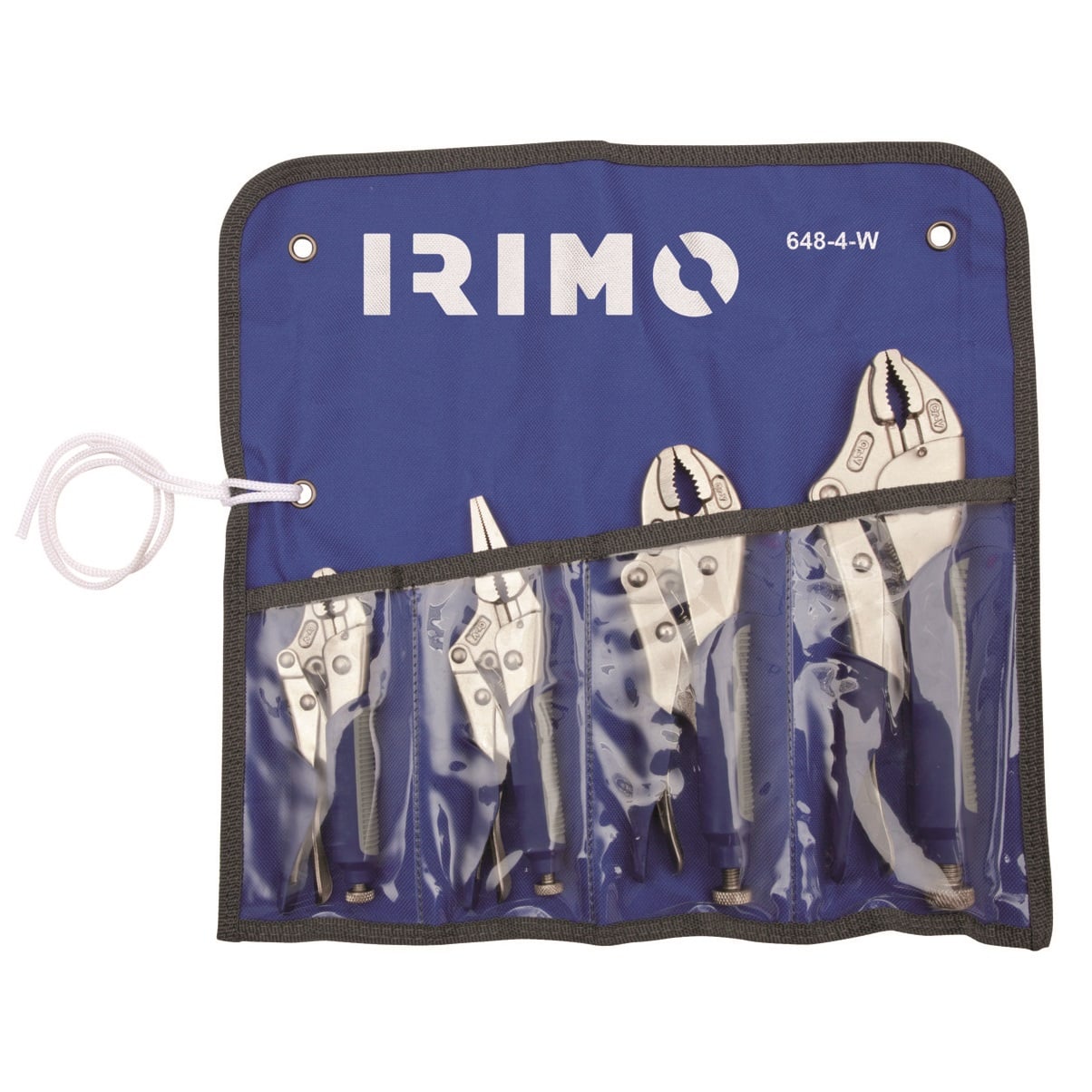 Irimo 648-4-W by Bahco 4 Piece Soft Grip Locking Pliers Set