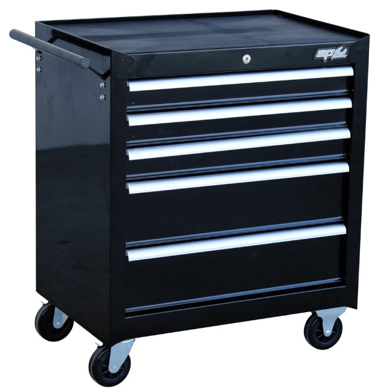 SP Tools SP40111 Custom Series Roller Tool Trolley 5 Drawer Tool Trolleys / Roller