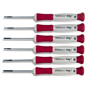 Weller XP600 Xcelite Precision Screwdriver Set 6 Piece ESD Safe