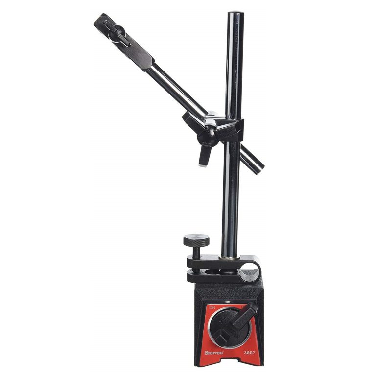 Starrett 3657AA Base Indicator Holder with Triple Jointed Arm