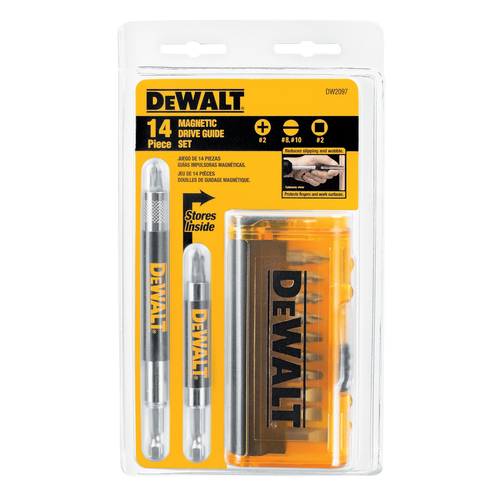 DeWALT DW2097 Screwdriver Drive Glide Sleeve Bit Set 14 Piece
