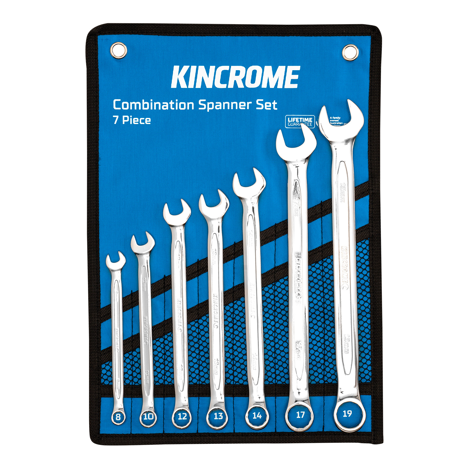 Kincrome K3045 Combination Spanner Set 7 Piece Metric Image