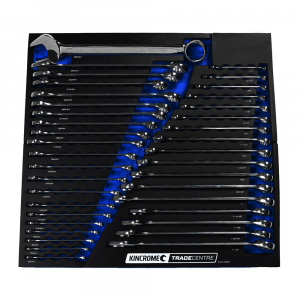 Kincrome EVA733T 38 Piece Combination & Jumbo spanners EVA Tray Image