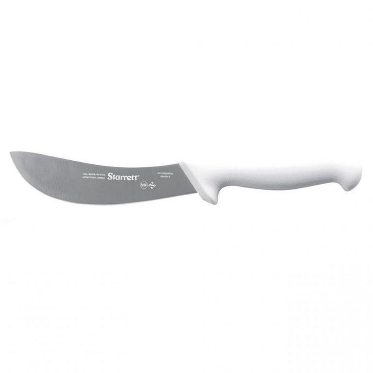 Starrett BKW2066 Butchers Trim Curved Blade Meat Knife 6” (15cm) White