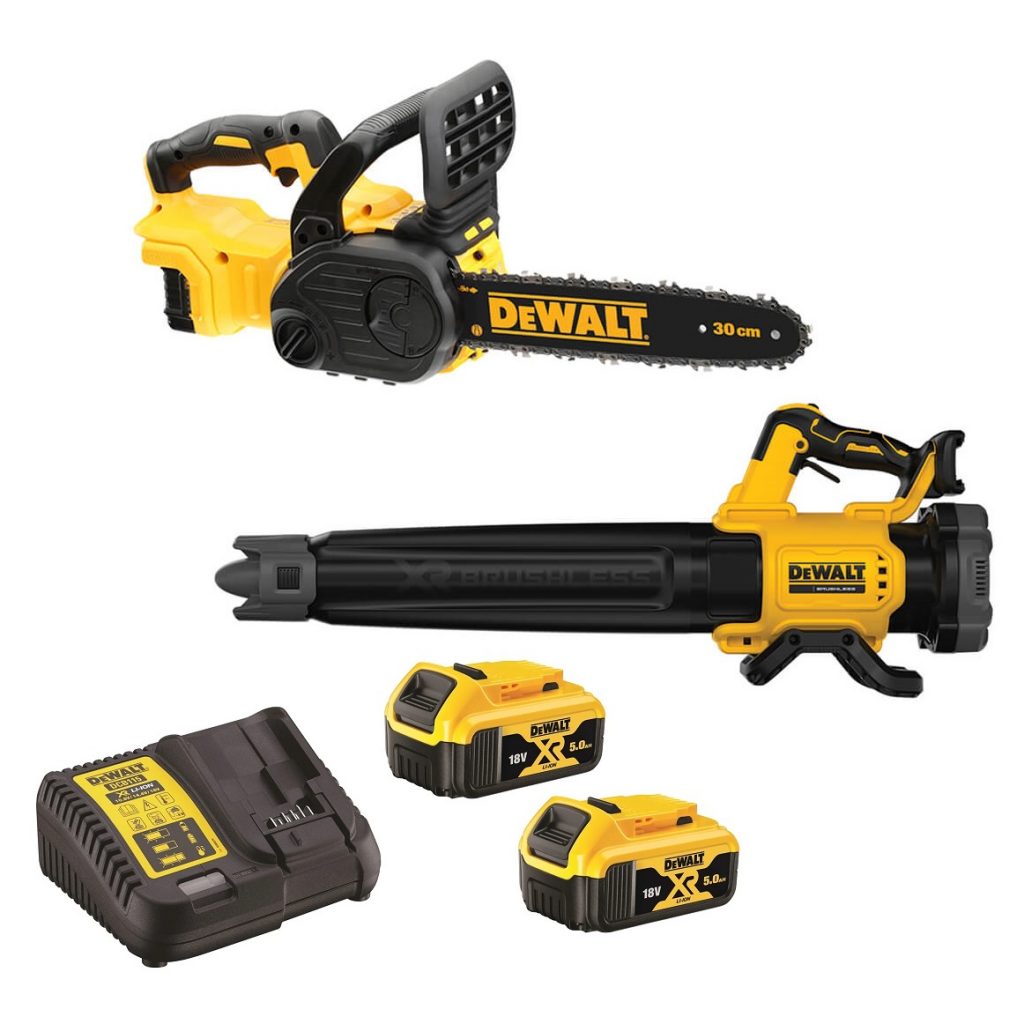 DeWALT DCZ341P2XE 18V XR 5.0Ah LithiumIon Brushless 3 Piece Outdoor