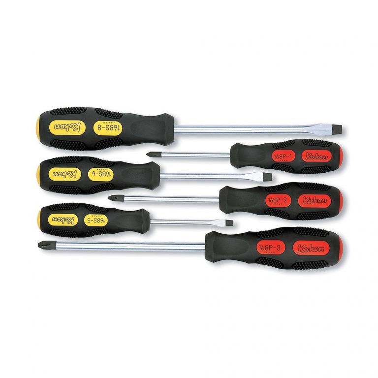 Koken 168PS/6 Phillips & Slotted Screwdriver Set 6 Piece Made in