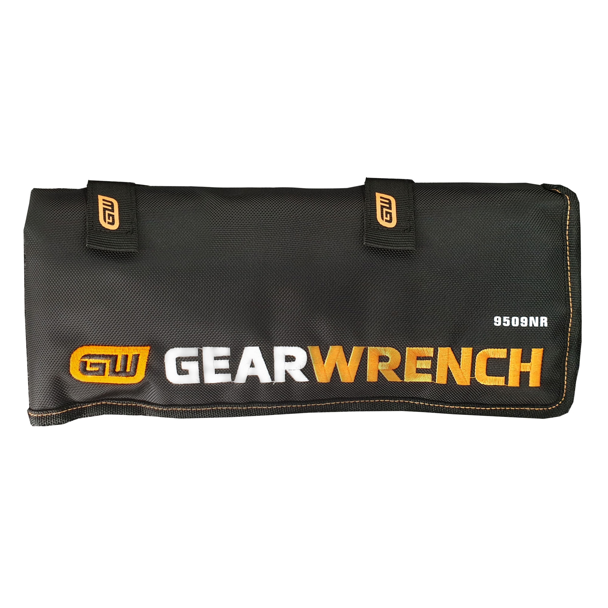 GEARWRENCH 9509NR 12 Piece 12 Point SAE Reversible Ratcheting Combination Spanner Wrench Set in