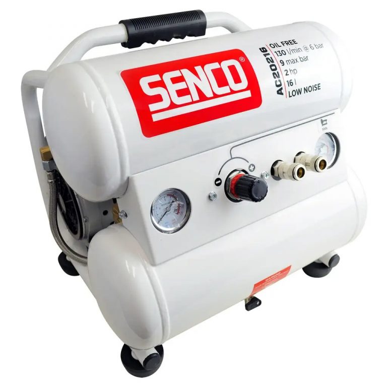 Senco AC20216 Twin Tank Oil Free Portable Direct Drive Low Noise Air