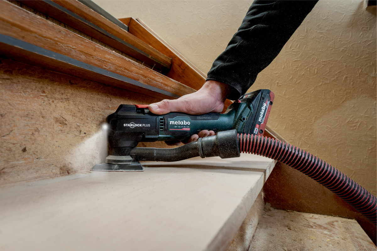 Metabo MT 18 LTX BL QSL STARLOCK Plus 18V 4.0Ah Lithium-Ion Brushless Cordless Multi-Tool Combo Kit 613088800 - Image 3