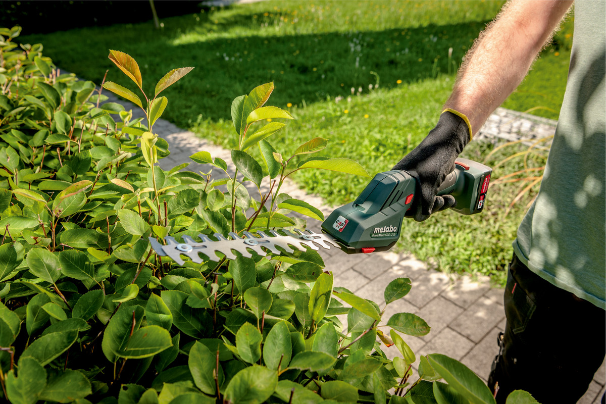 Metabo SGS 12 Q POWERMAXX 12V Lithium-Ion Cordless Shrub and Grass Shears - Tool Only 601608850 - Image 5