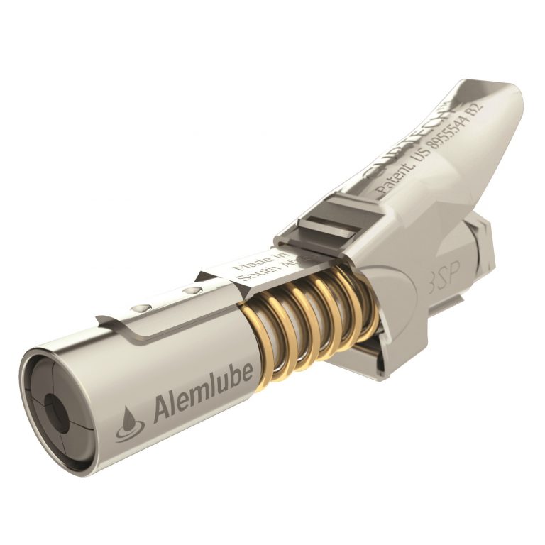 Alemlube 14511 Quick Release Grease Gun Coupler 1/8” NPT(F) Thread Suits Milwaukee Grease