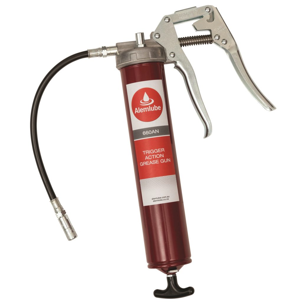 Alemlube 660AN Trigger Action Grease Gun with Flexible Extention 450g