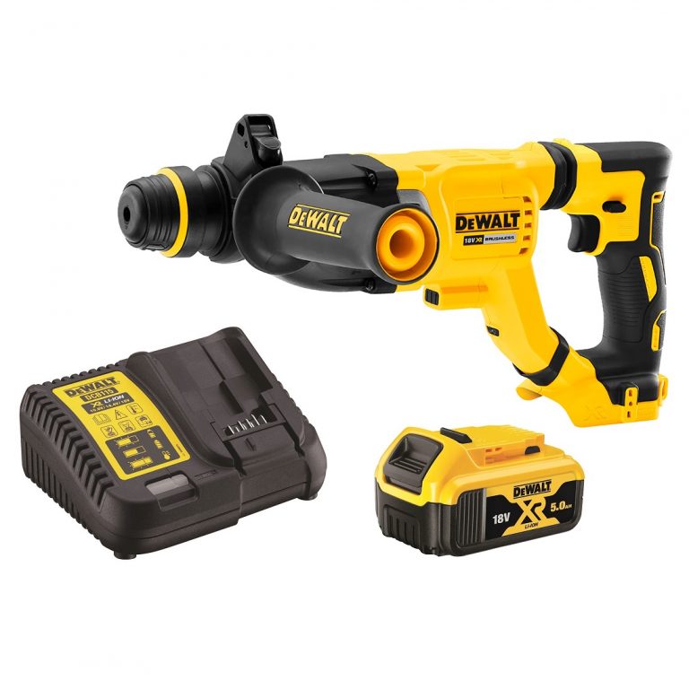 DeWALT DCH263P1XE Cordless 18V XR 5.0Ah LithiumIon Brushless DHandle
