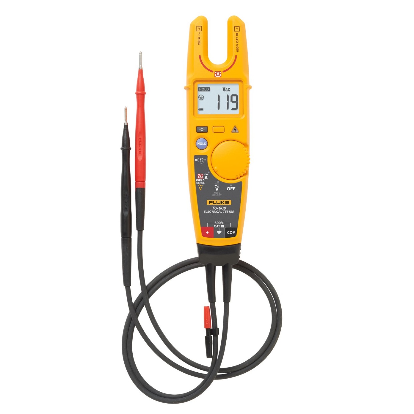 Fluke T6-600 600V Electrical Tester with Field Sense Technology