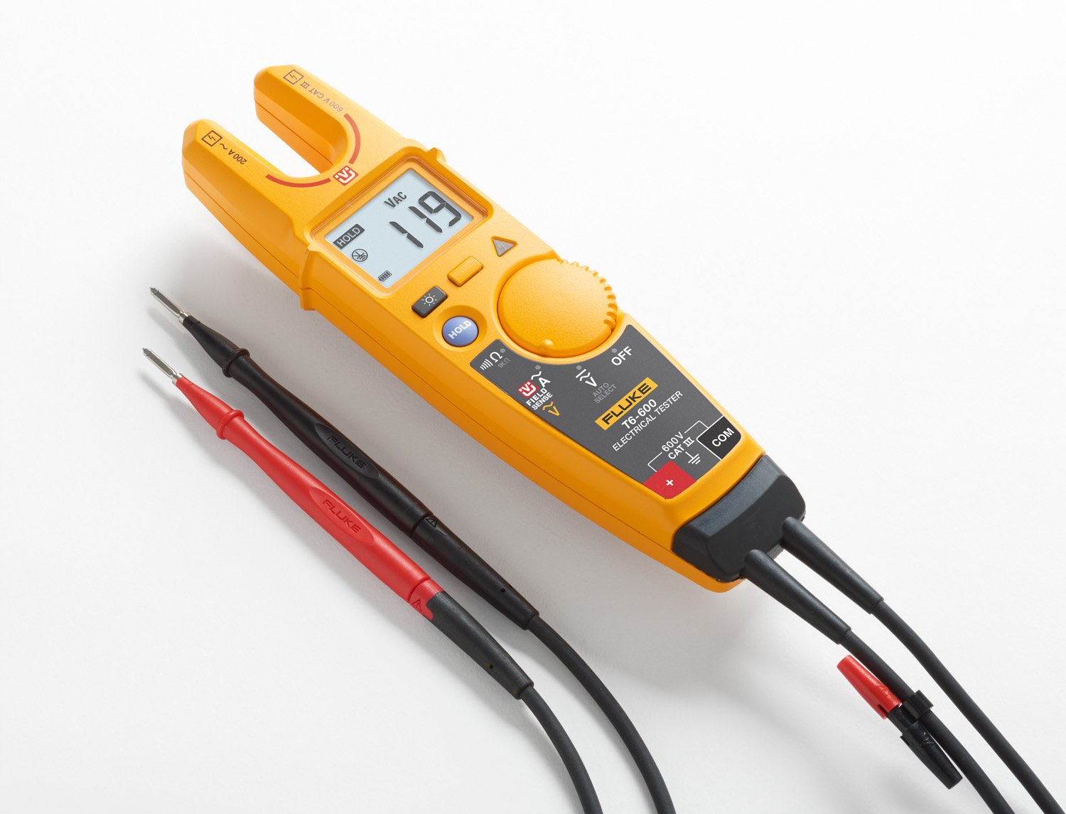 Fluke T6-600 600V Electrical Tester with Field Sense Technology - Image 3
