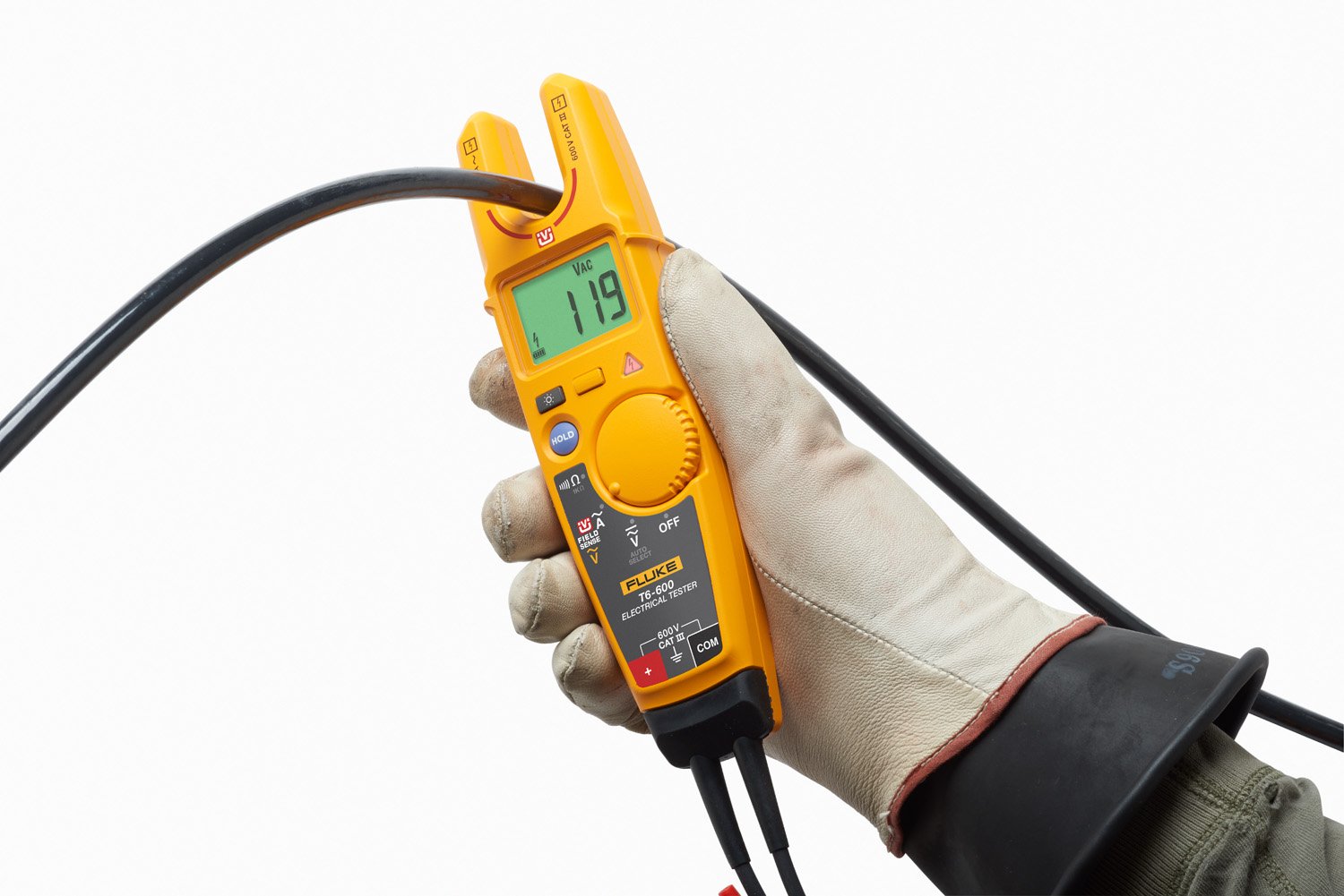 Fluke T6-600 600V Electrical Tester with Field Sense Technology - Image 4