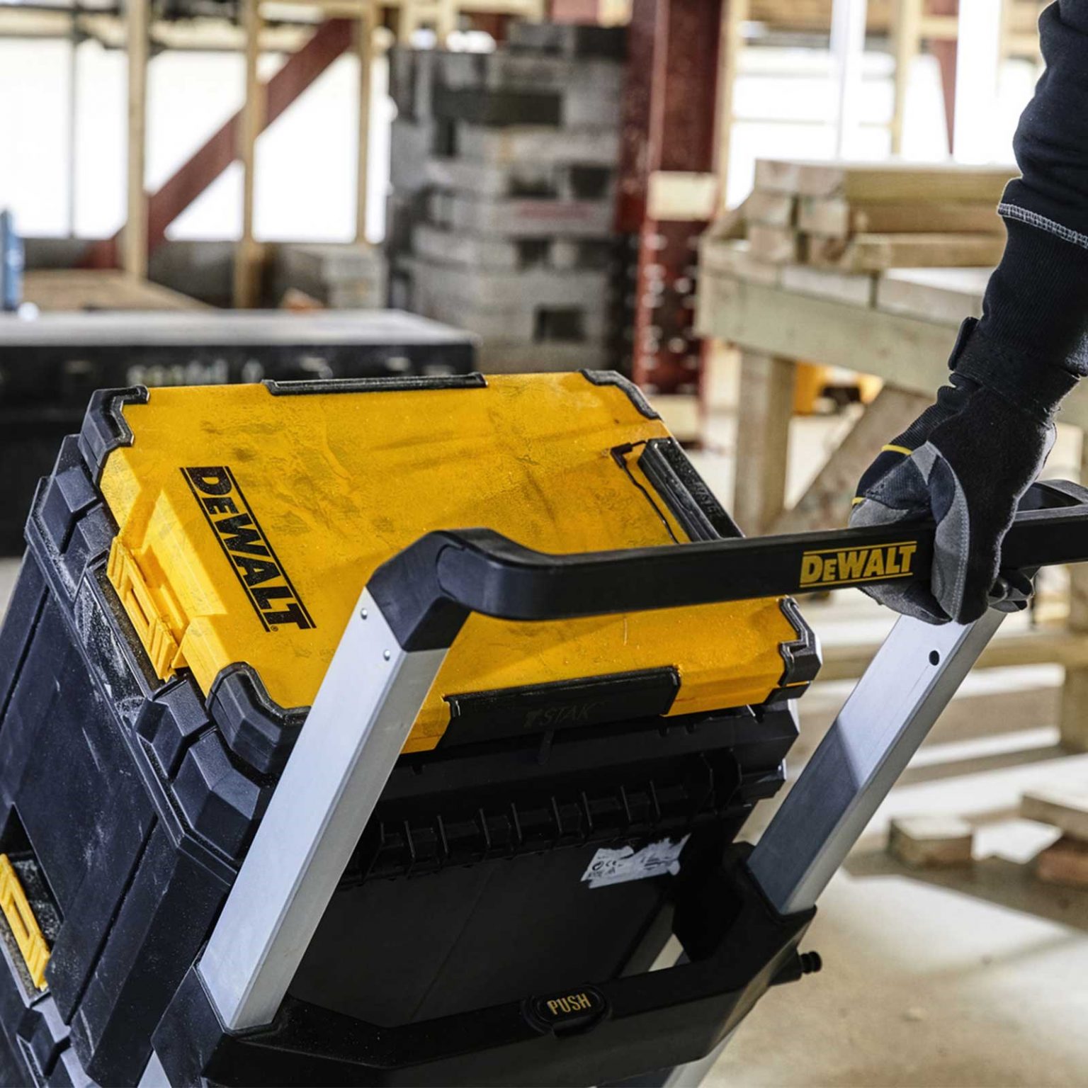 DeWALT DWST827321 TSTAK 2.0 Job Site Clipboard with LED Light Storage, Storage Systems, Tool