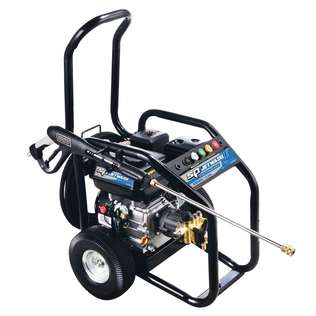 SP Tools SP360P 4.8kW 3600PSI JetWash Petrol Pressure Washer / Cleaner