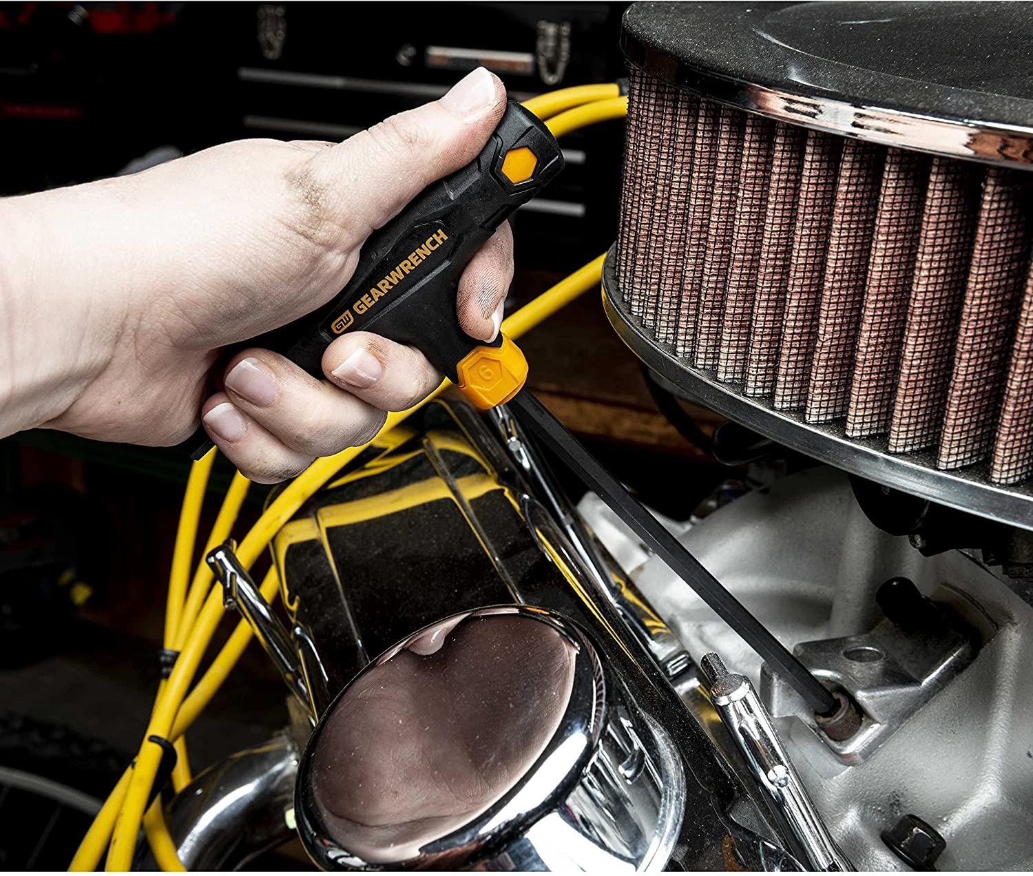 GEARWRENCH 83520 8 Piece Metric Ball End THandle Allen Hex Key Set