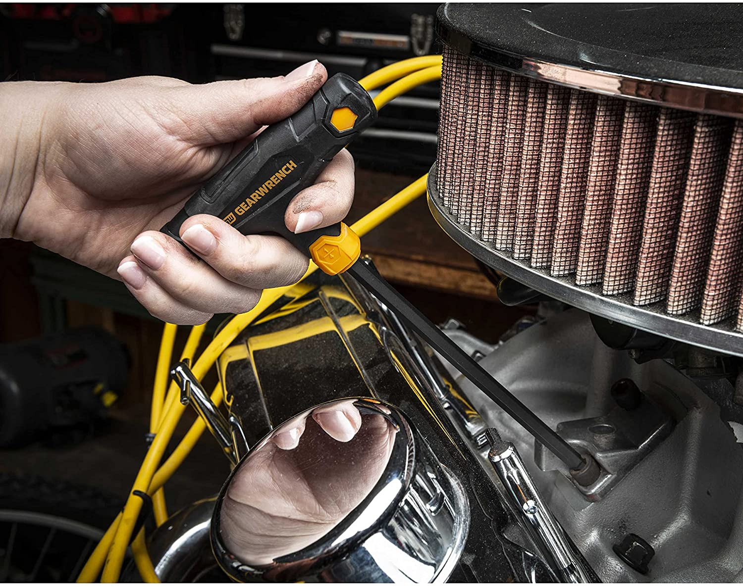 GEARWRENCH 83523 10 Piece SAE Ball End THandle Allen Hex Key Set