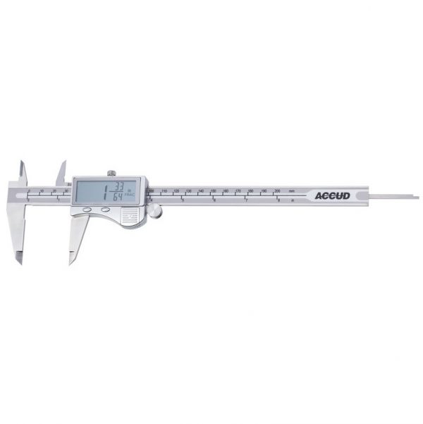 Accud AC11300811 200mm 8” Fractional Imperial Digital IP54 Caliper