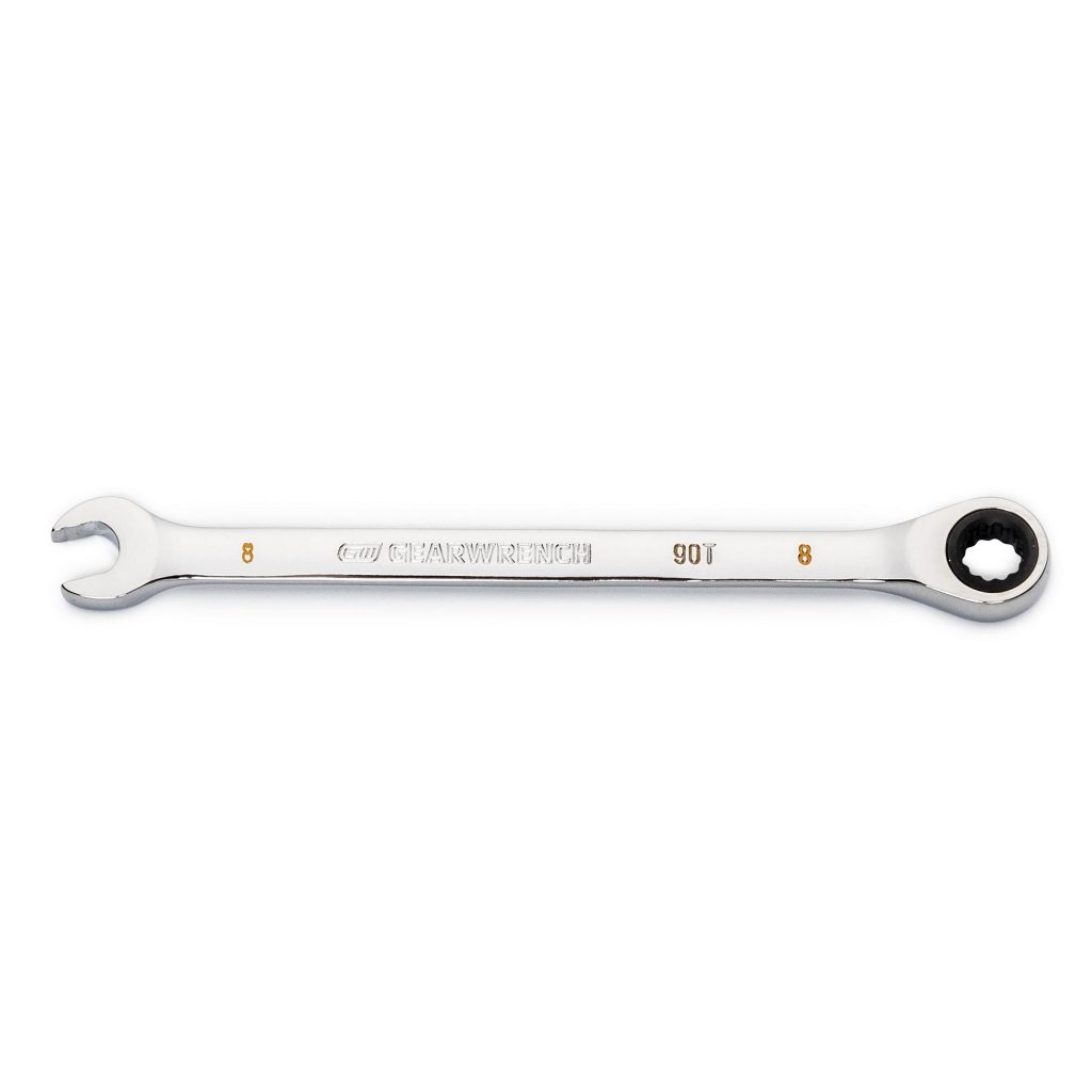 GEARWRENCH 86908 90 Tooth Combination Ratcheting Spanner/Wrench 90T 8mm Ratcheting, Sale Items