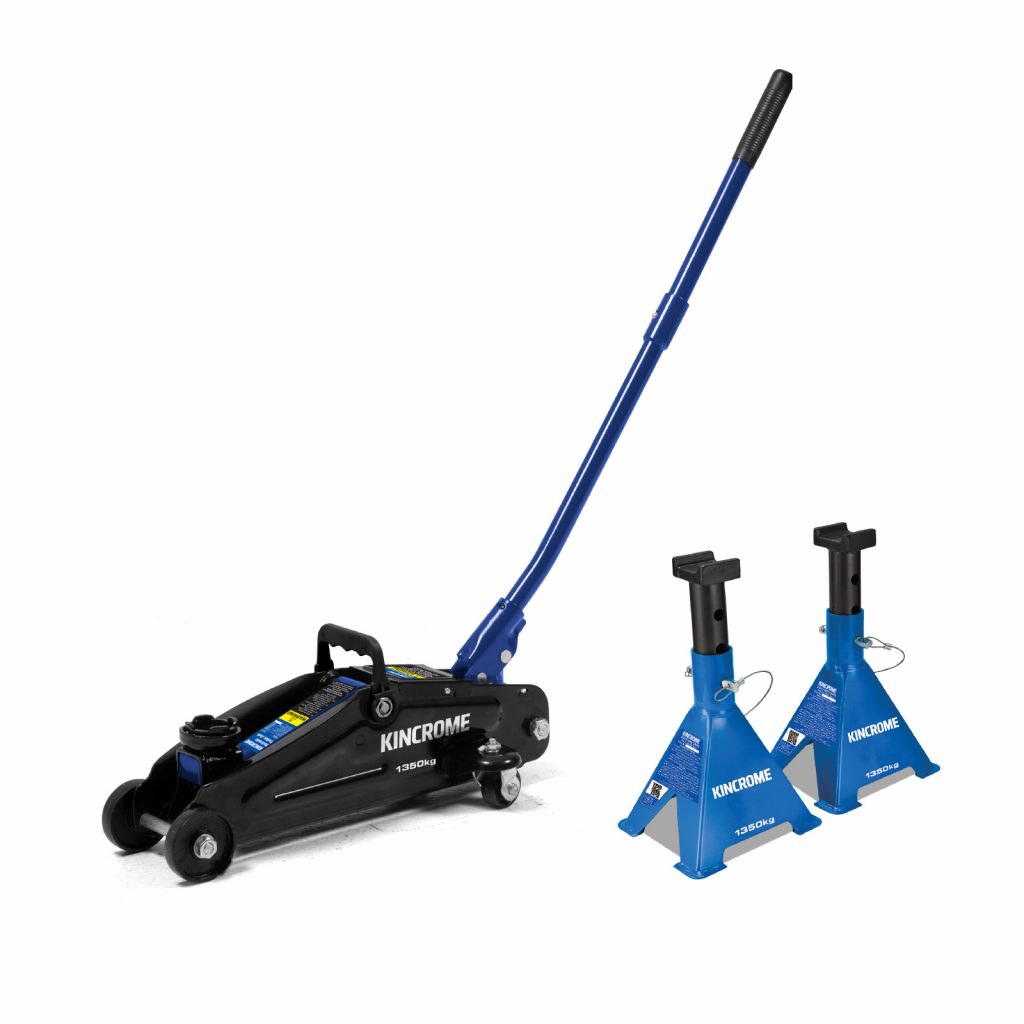 Kincrome K12134 Dual Stage Transmission Jack 1000kg Engine Lifts