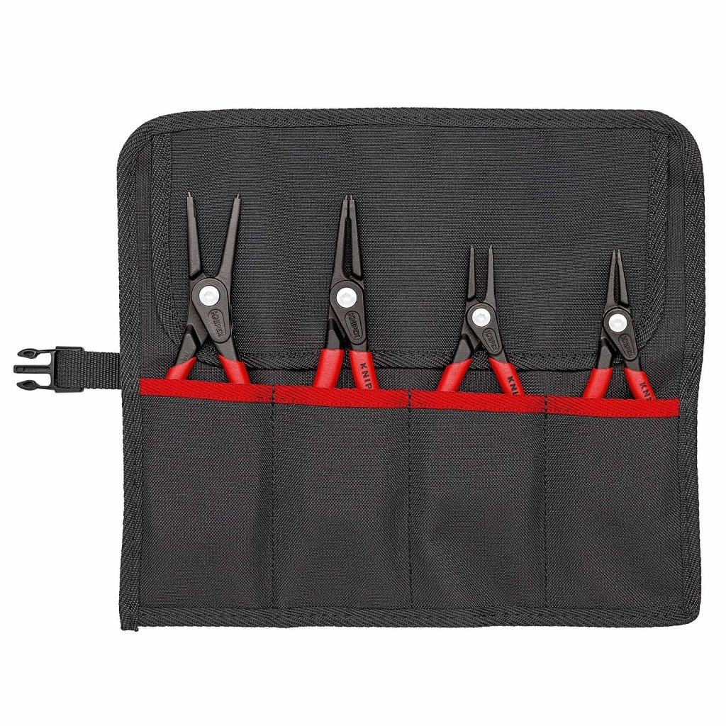 Knipex 001957 Precision Circlip Plier Set Piece in a Tool Roll Pliers