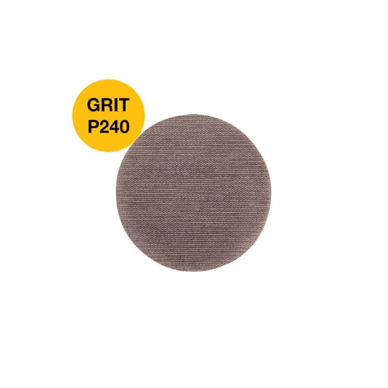 Mirka AE232F1025 Abranet Sanding Discs 125mm Grip P240 Grit 10 Pack - Image 2