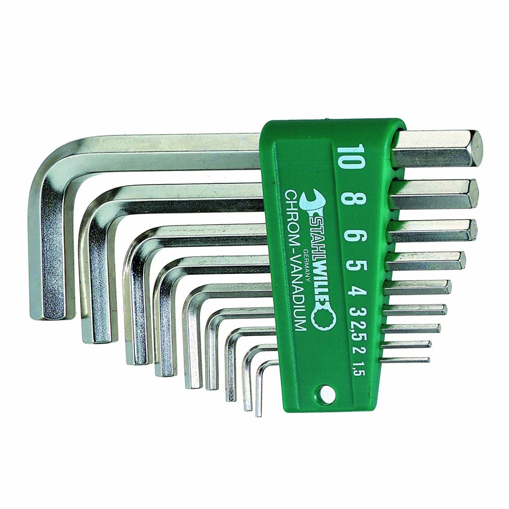 Stahlwille 96431501 Type 10760 9 Piece Short Hex Key Set Metric Made