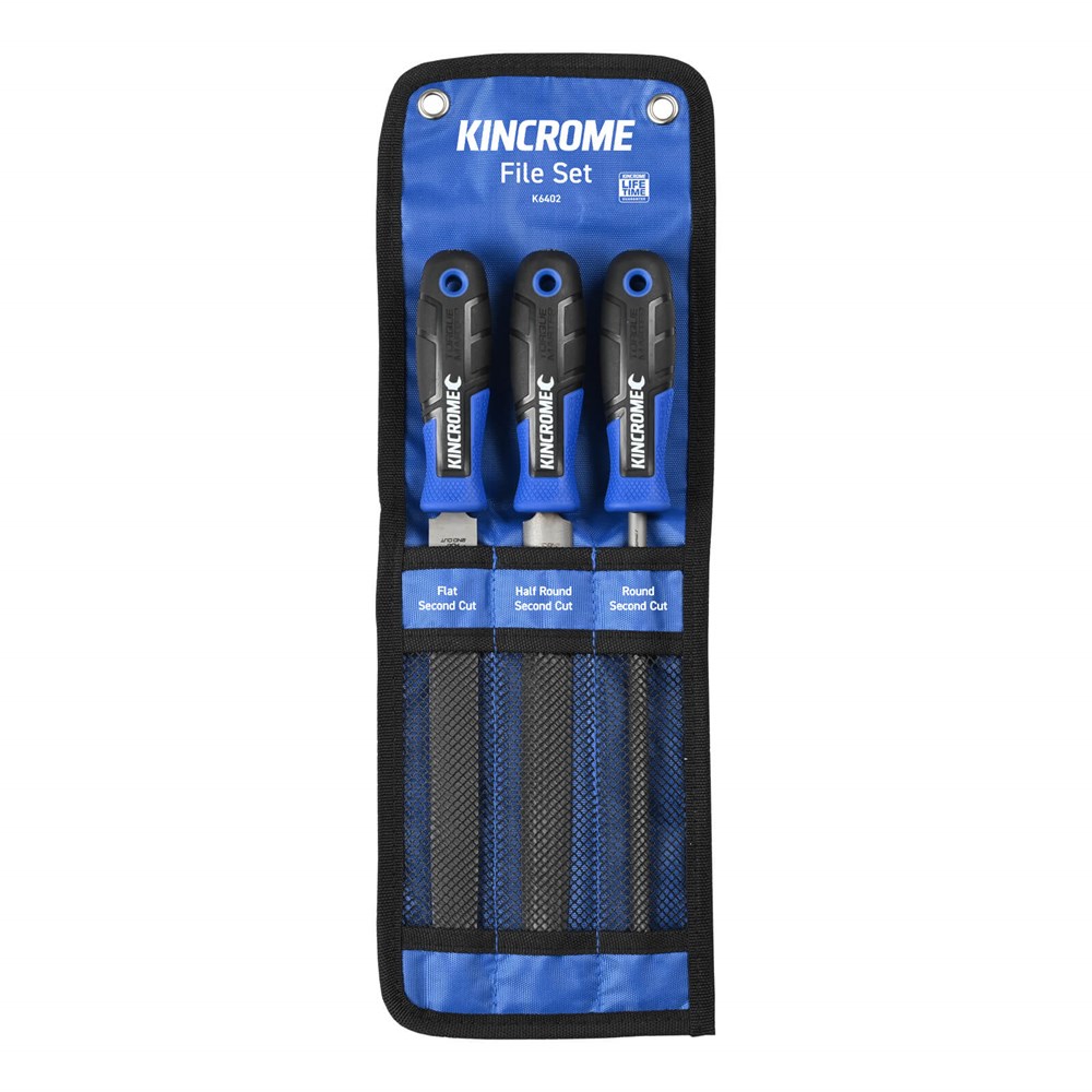 Kincrome K6402 File Set 200mm (8") 3 Piece - Image 2