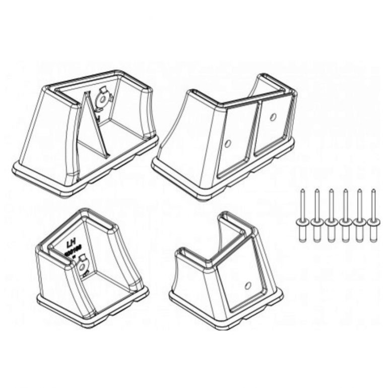 Bailey SP15009AZ Ladder Replacement Feet Kit Suits P150 Series