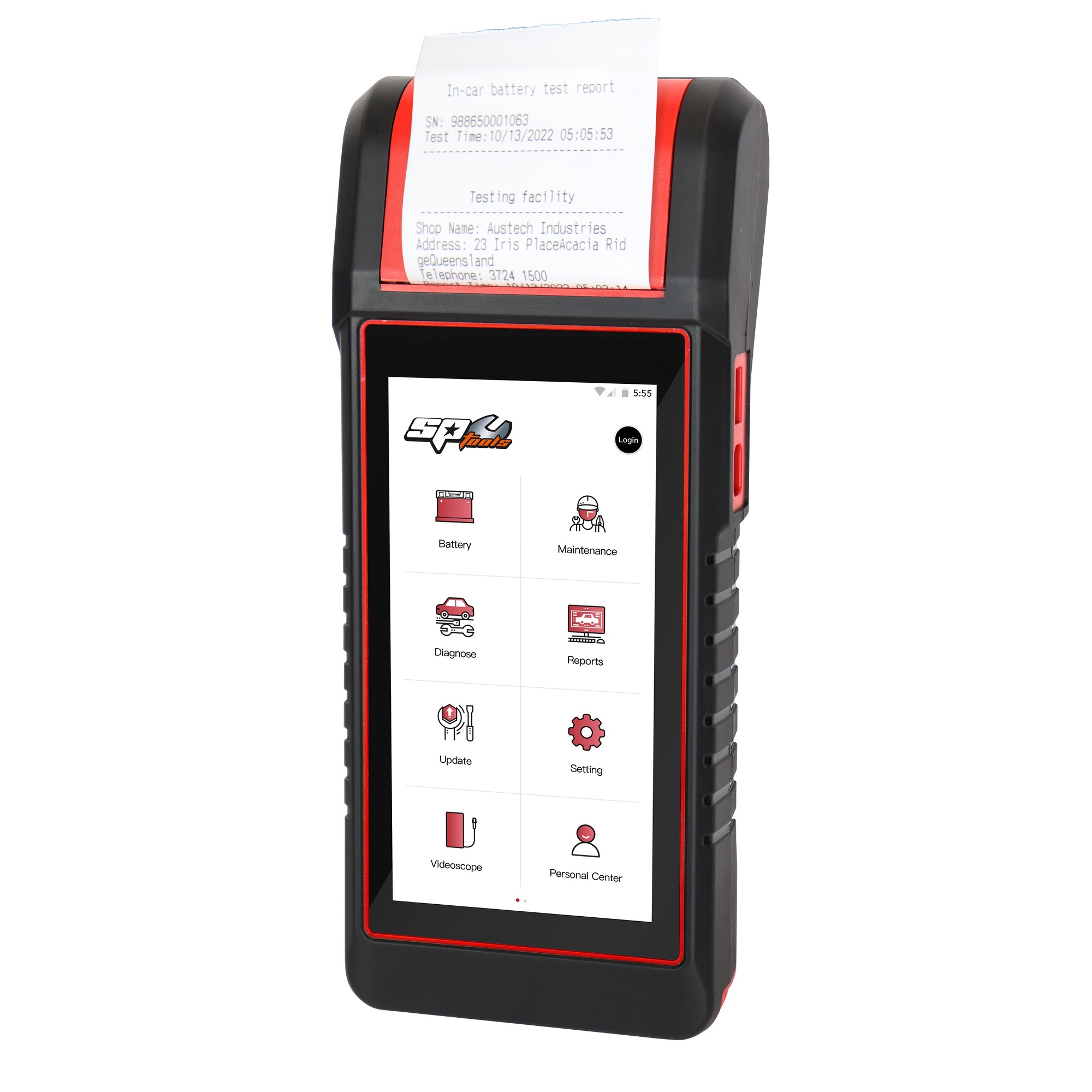 SP Tools SP61170 Multi-Function Smart Tool with WIFI & Built-In Printer - 5 Tools In 1