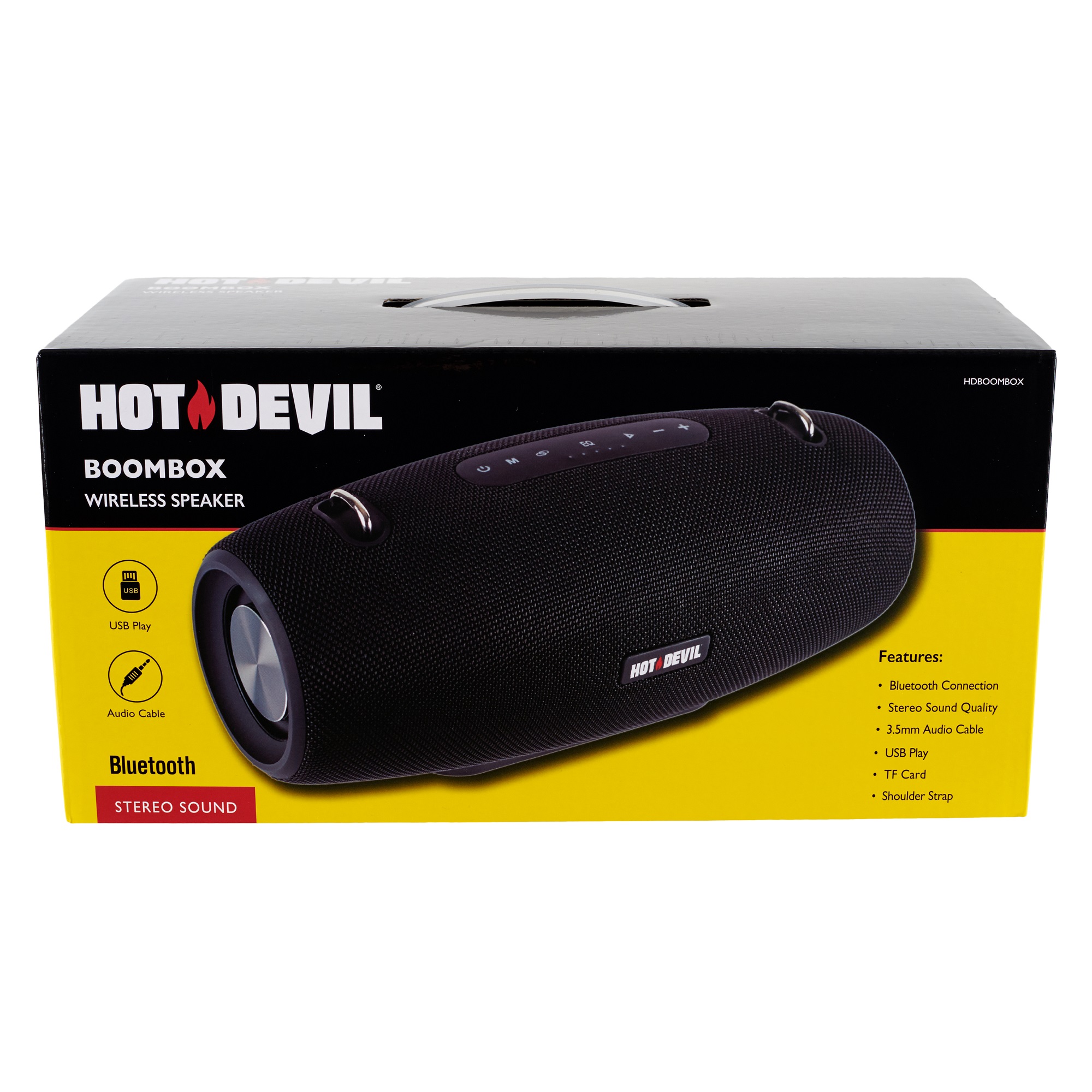 Hot Devil HDBOOMBOX 60W Bluetooth Wireless Boombox Speaker - Image 3
