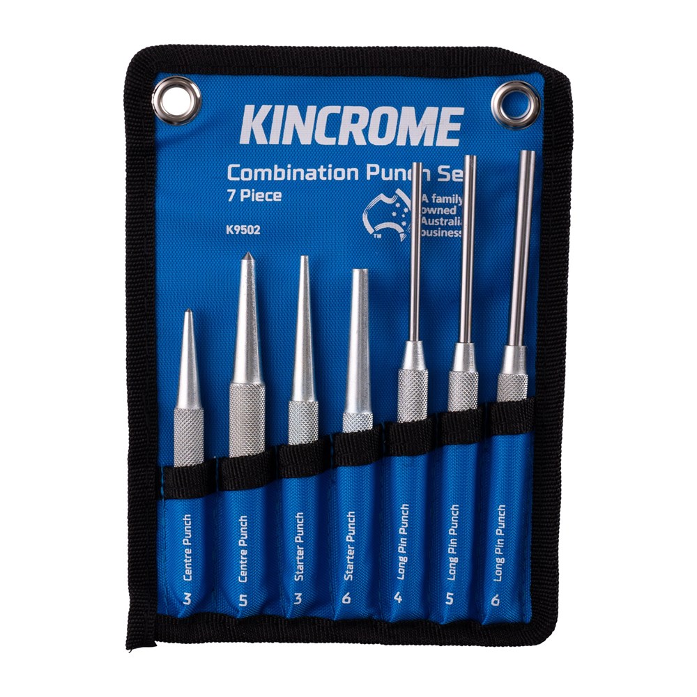 Kincrome K9502 Combination Punch Set 7 Piece