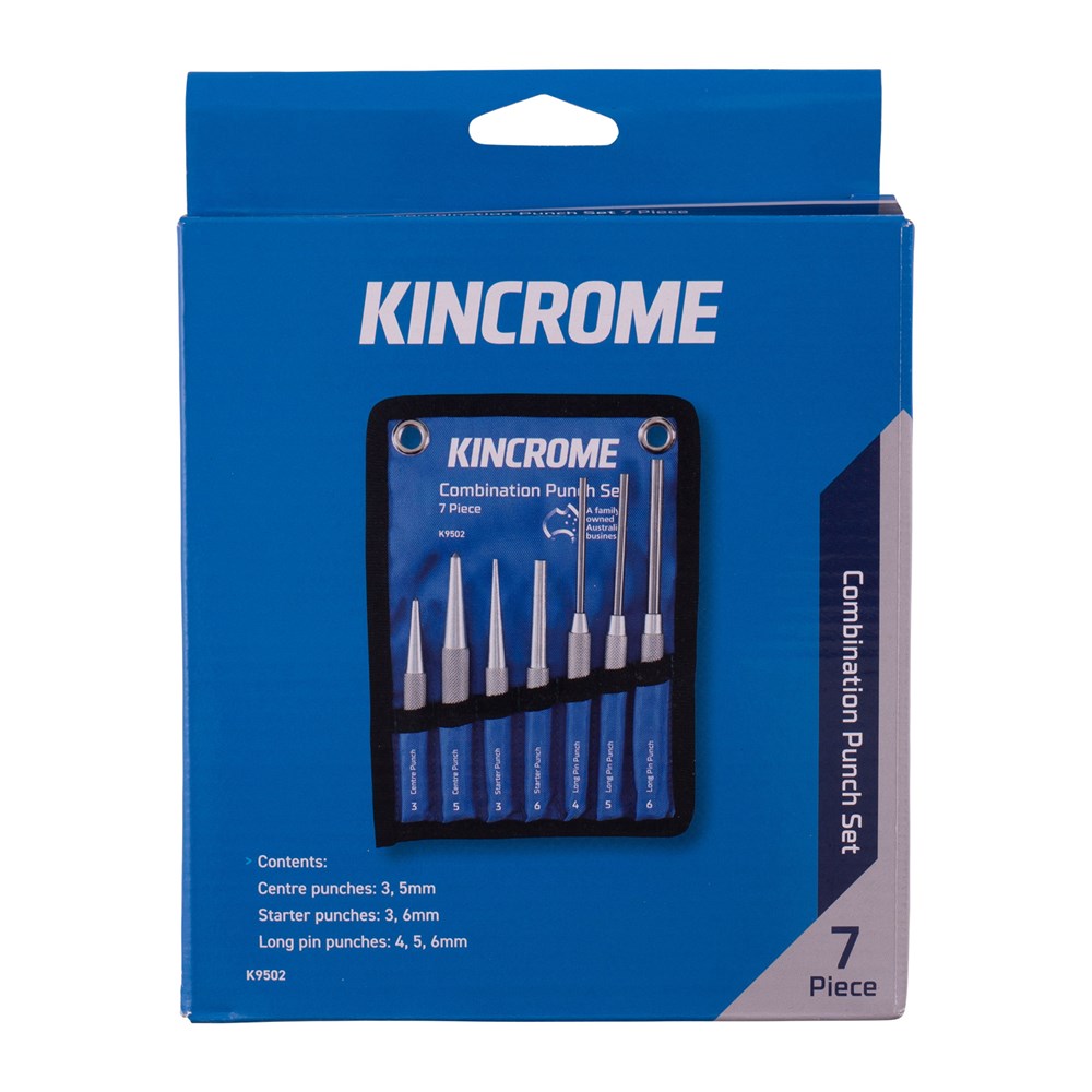 Kincrome K9502 Combination Punch Set 7 Piece - Image 2