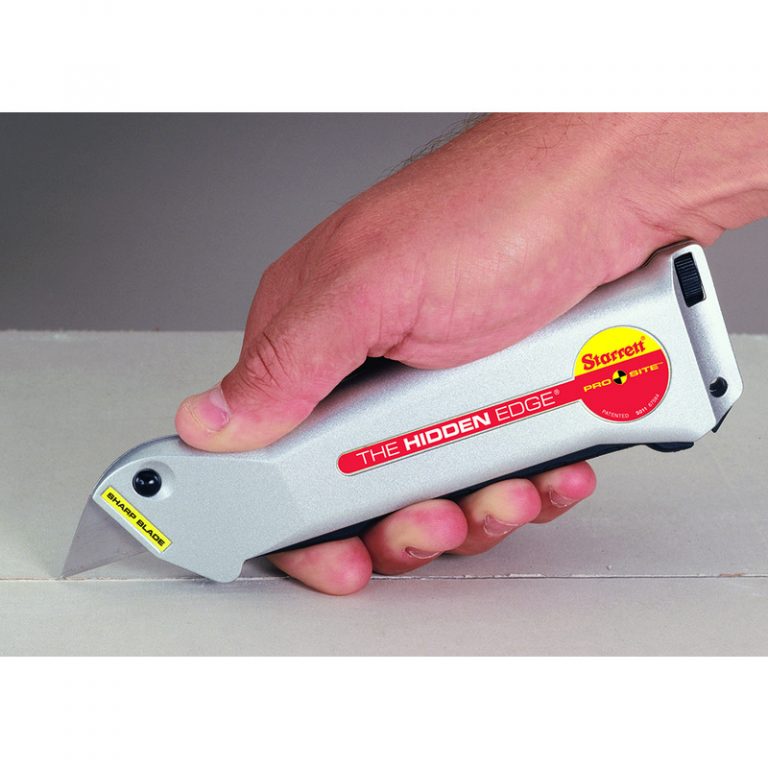 Starrett S011 ProSite Series Hidden Edge Utility Knife Retractable