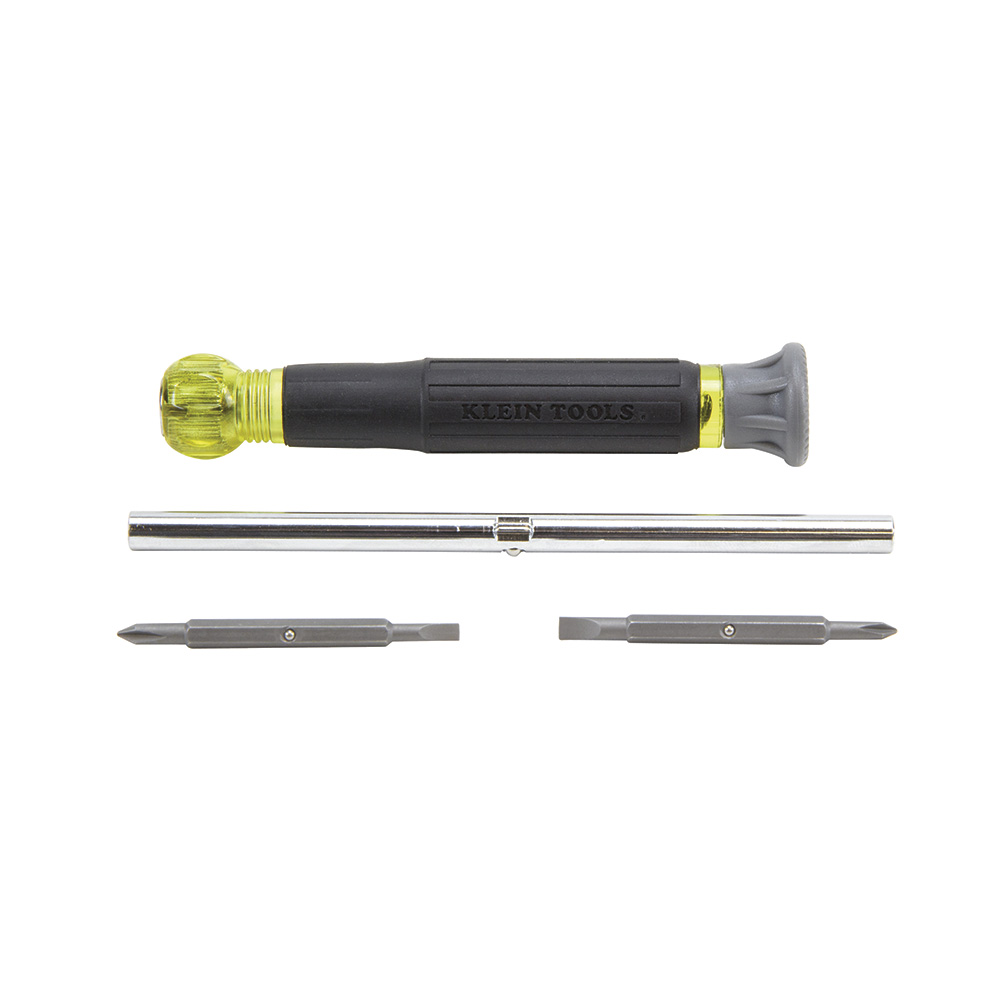 KLEIN Tools A-32581 Multi-Bit Electronics Screwdriver 4-in-1 Phillips & Slotted Bits - Image 5