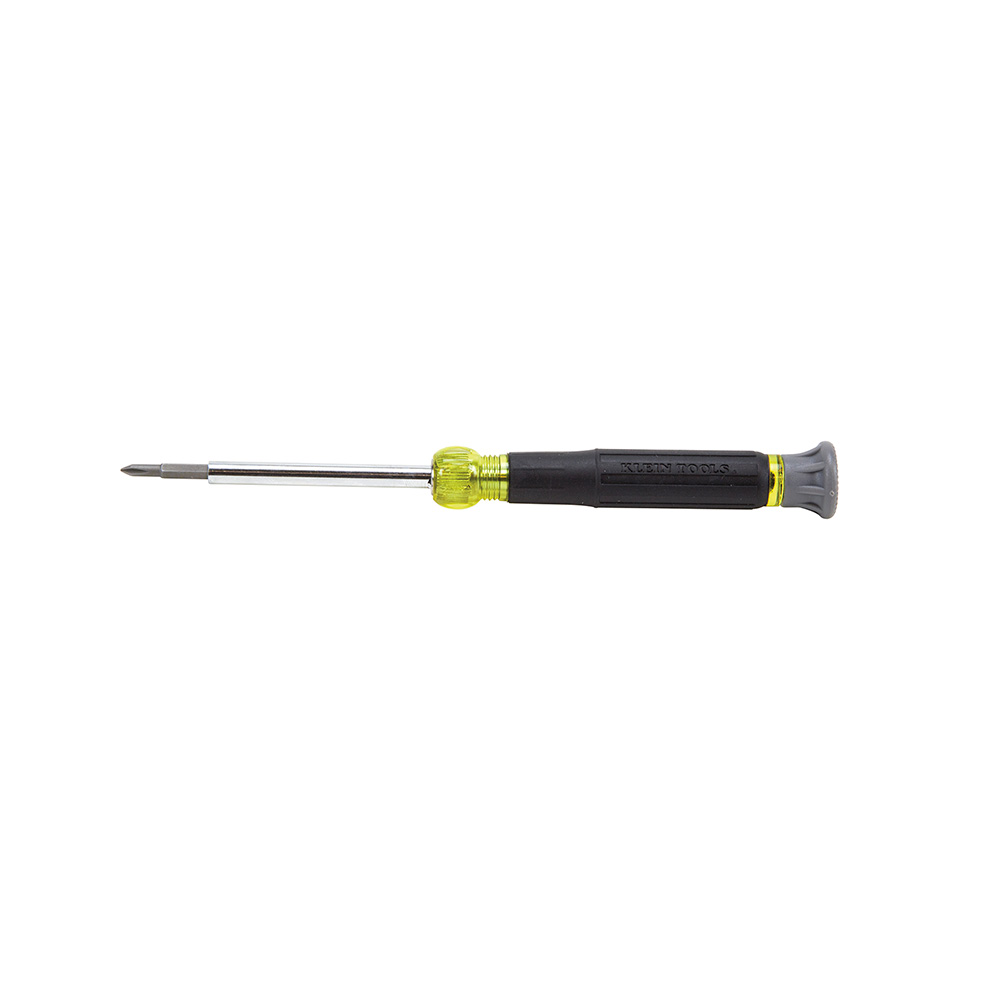 KLEIN Tools A-32581 Multi-Bit Electronics Screwdriver 4-in-1 Phillips & Slotted Bits - Image 2